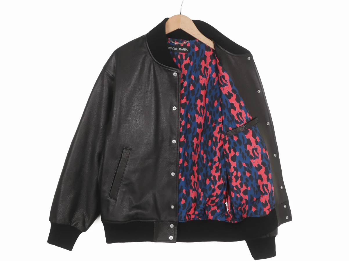 WACKO MARIA ワコマリア】LEATHER VARSITY JACKET ( TYPE-2 ) レザー