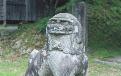 狛犬 [柚木神社] - 山口市ウェブサイト