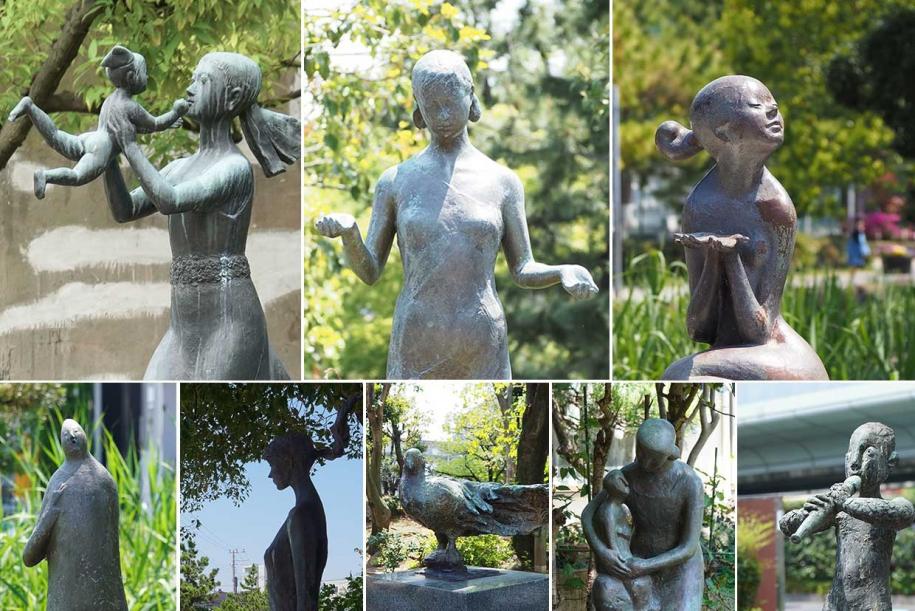 ブロンズ像 江戸川区デジタル美術館