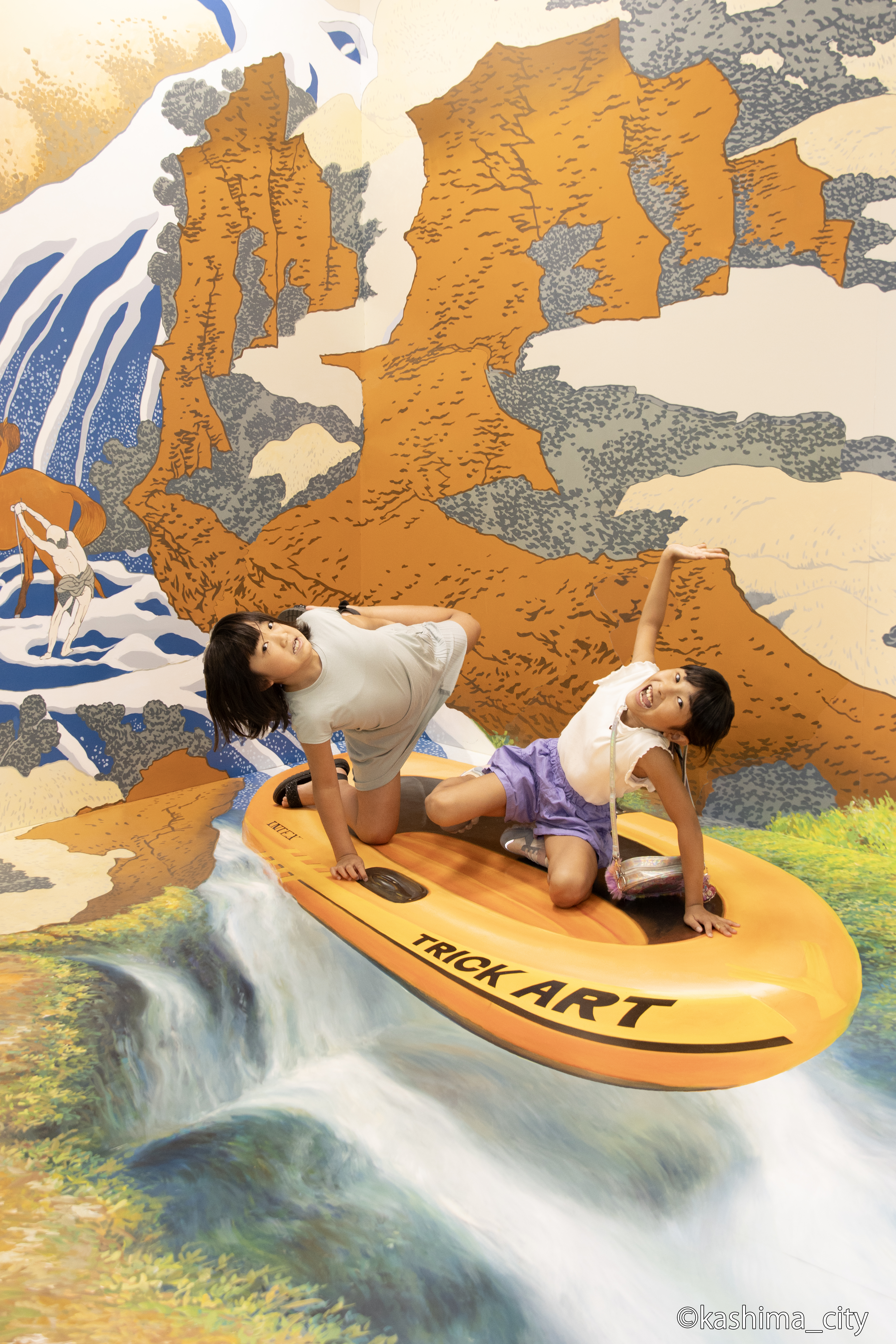 鹿嶋市レポート】かしま商工夏イベント「トリックアート展」 - 鹿嶋市