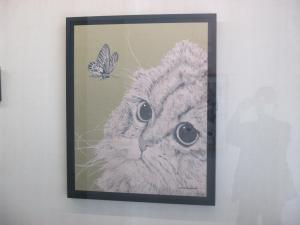 堀光美術館 企画展 「THE CATS 山田貴裕展」展示の様子 - 三木市