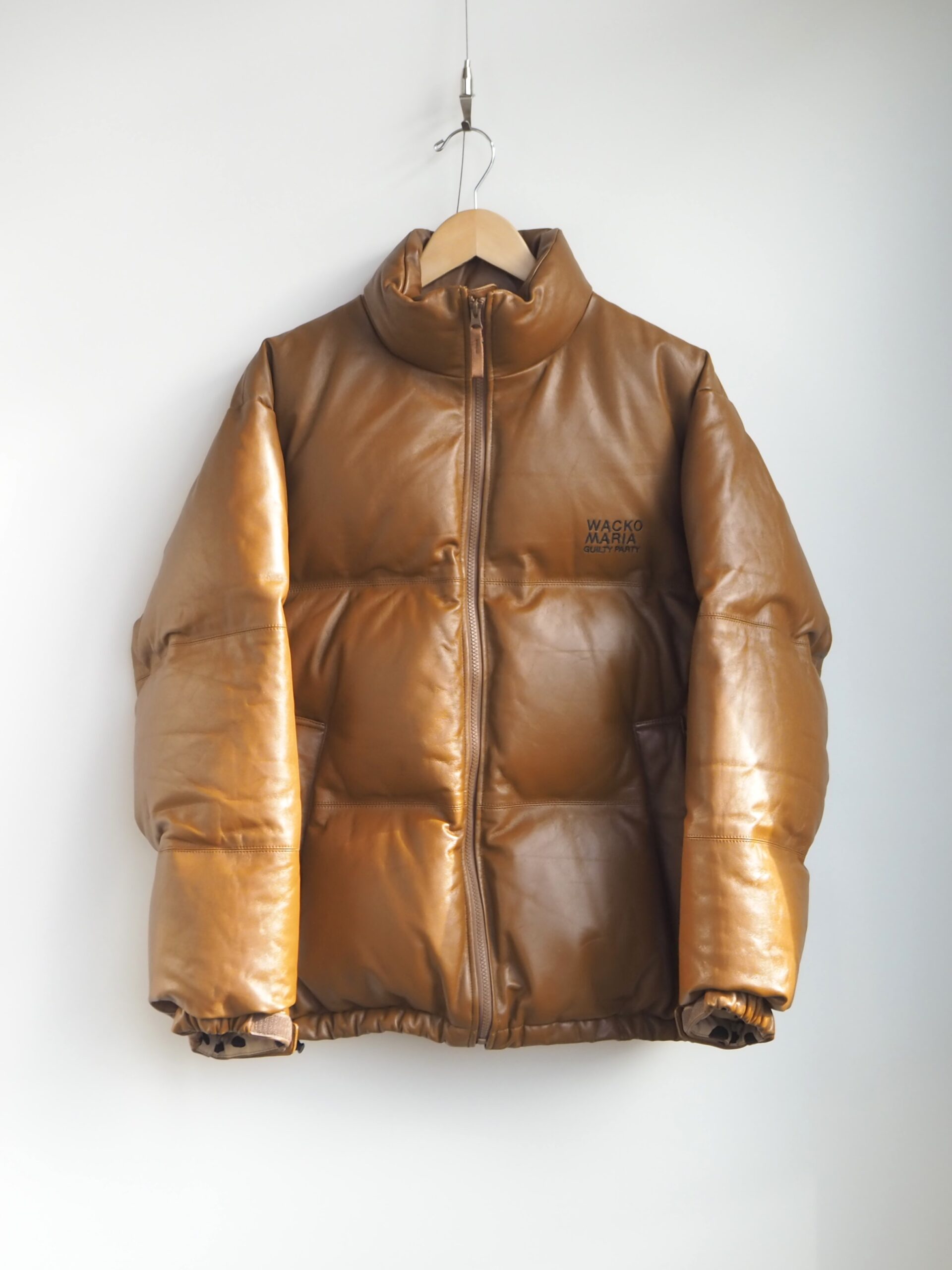 WACKO MARIA】 名作 “LEATHER DOWN JACKET (TYPE-2)”に新色「BROWN」が