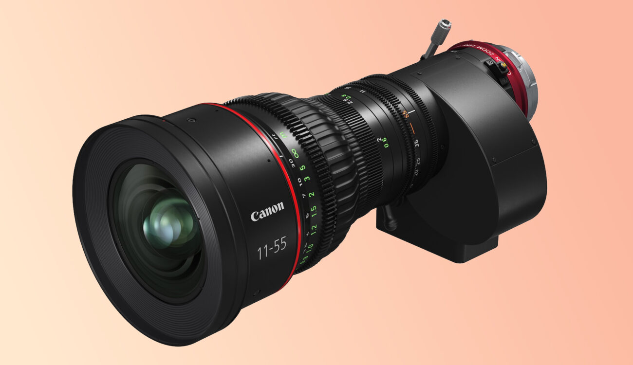 キヤノンがCINE-SERVO 11-55mm T2.95-3.95 レンズを発表：超広角 CINE