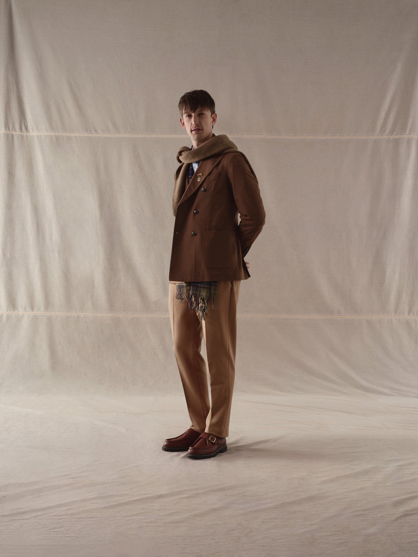 Virgin wool double-breasted jacket – Circolo 1901