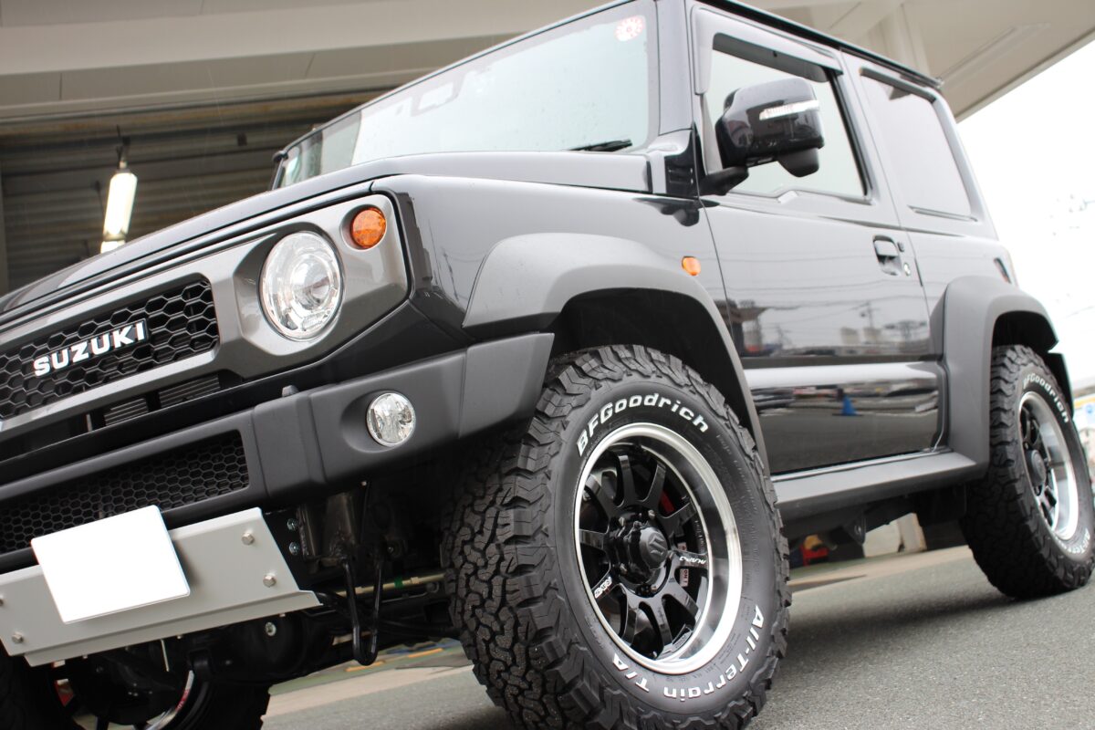 JB74 ジムニーシエラ】RAYS A・LAP-JとBFGoodrich KO2を装着！ | URBAN