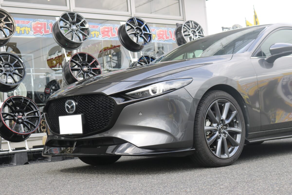 マツダ車にお勧め】マツダ3ファストバックにオートエグゼのローダウン