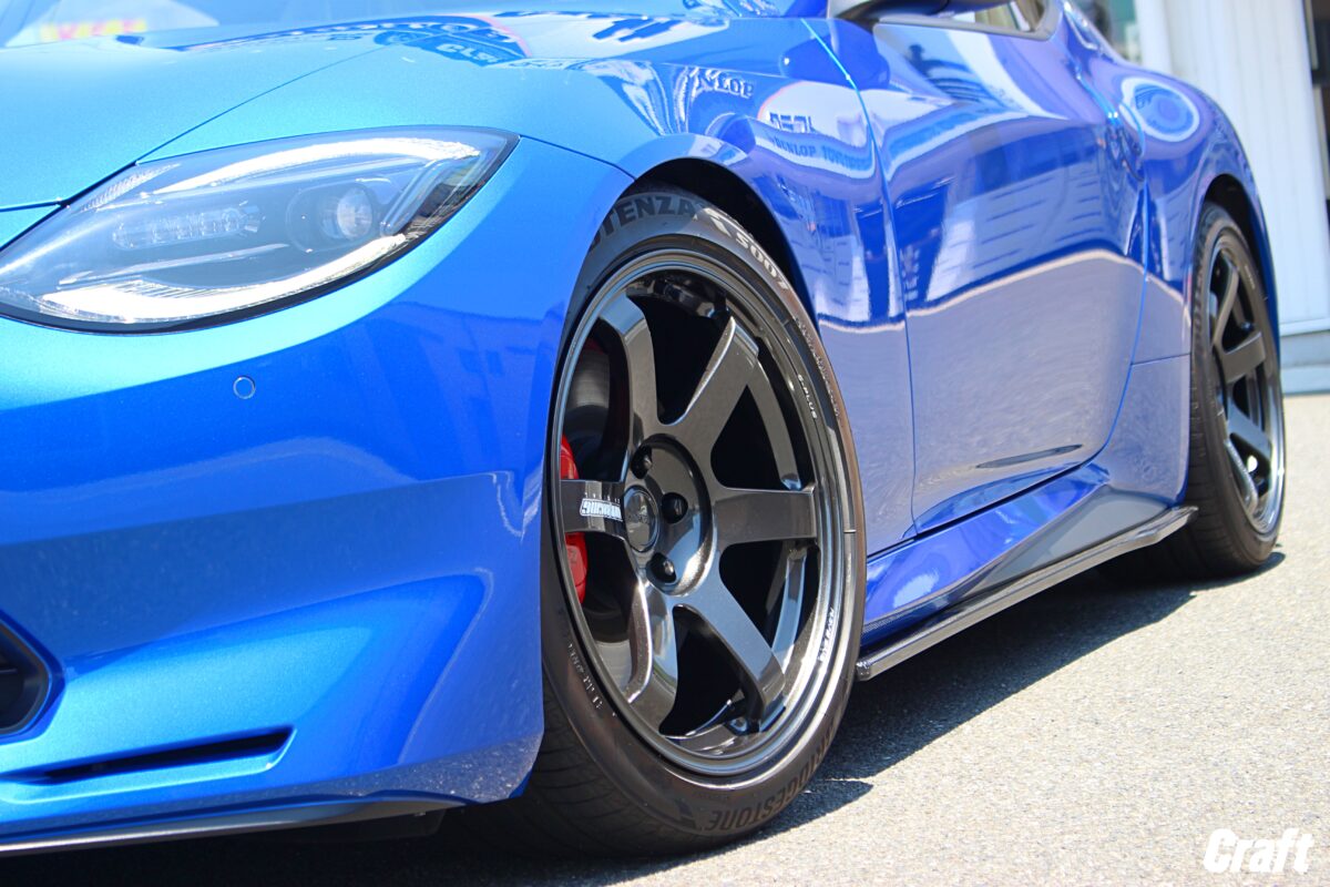 RZ34 」アケボノキャリパー車に19インチのTE37 SAGA S-Plus を装着