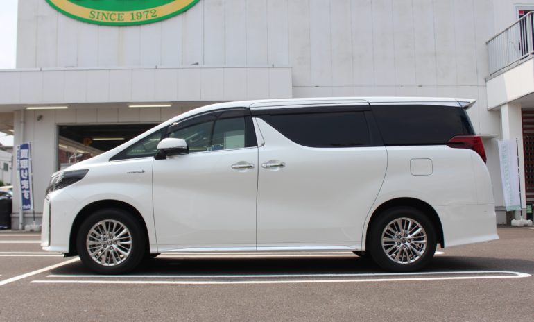 30アルファード後期型をダウンサス TANABE DF210でローダウン！！から