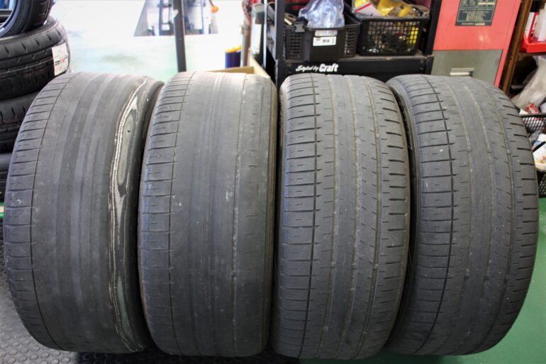 ハリアー 60系リアキャンバー補正 タイヤ内べり防止 純正加工 陰に潜む