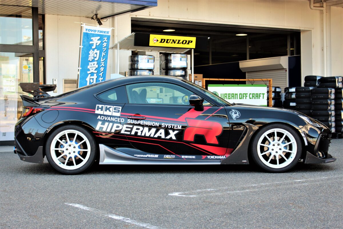 HKS様デモカー ZD8 BRZ ご来店！最新作 ハイパーマックスR 装着車