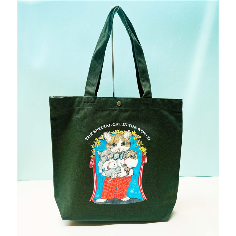 ヒグチユウコ トートバッグ せかいいちのねこ／ヒグチユウコ｜絵本の