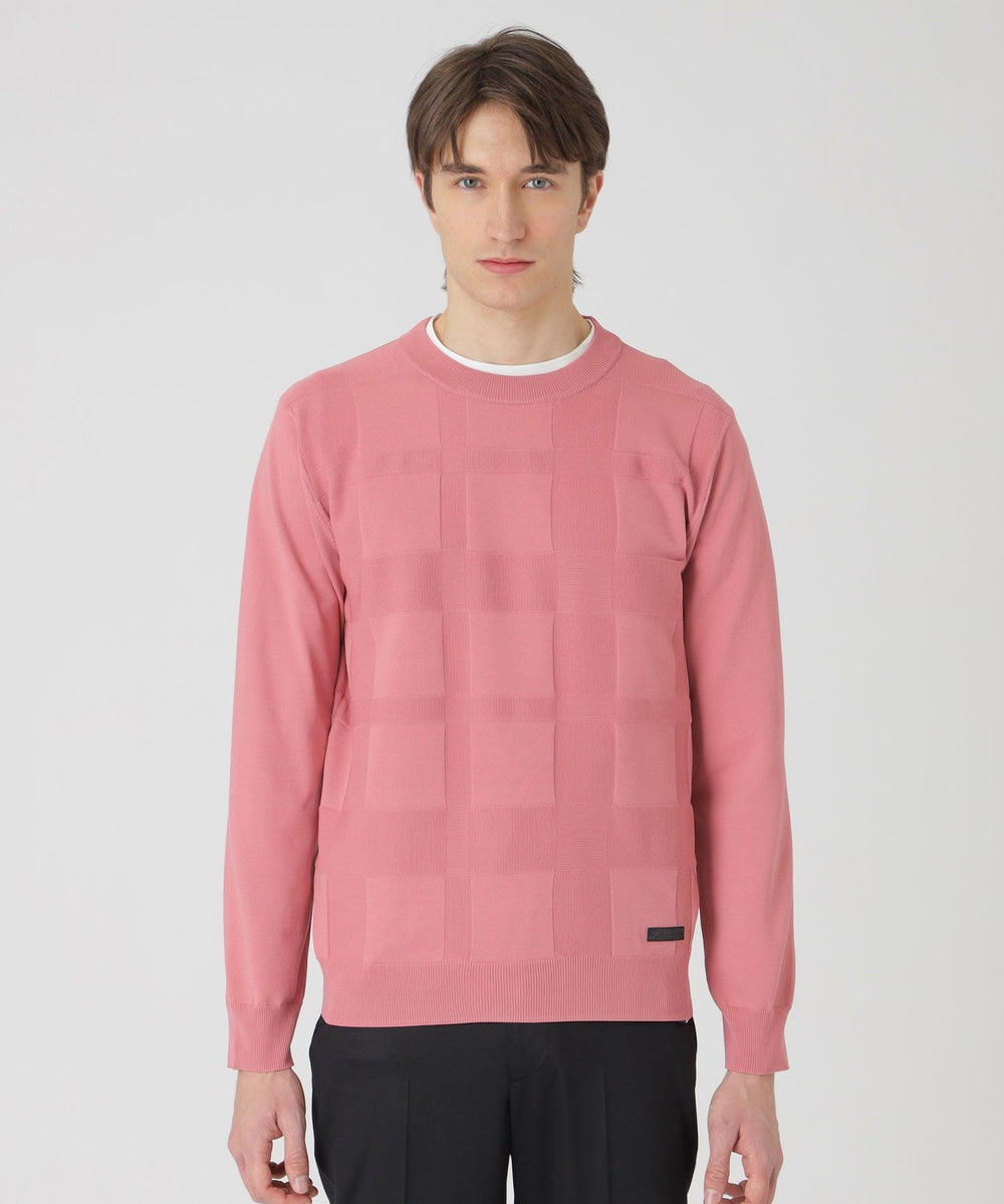 コンフィーシャドーチェックニット（ニットウェア）｜BLACK LABEL