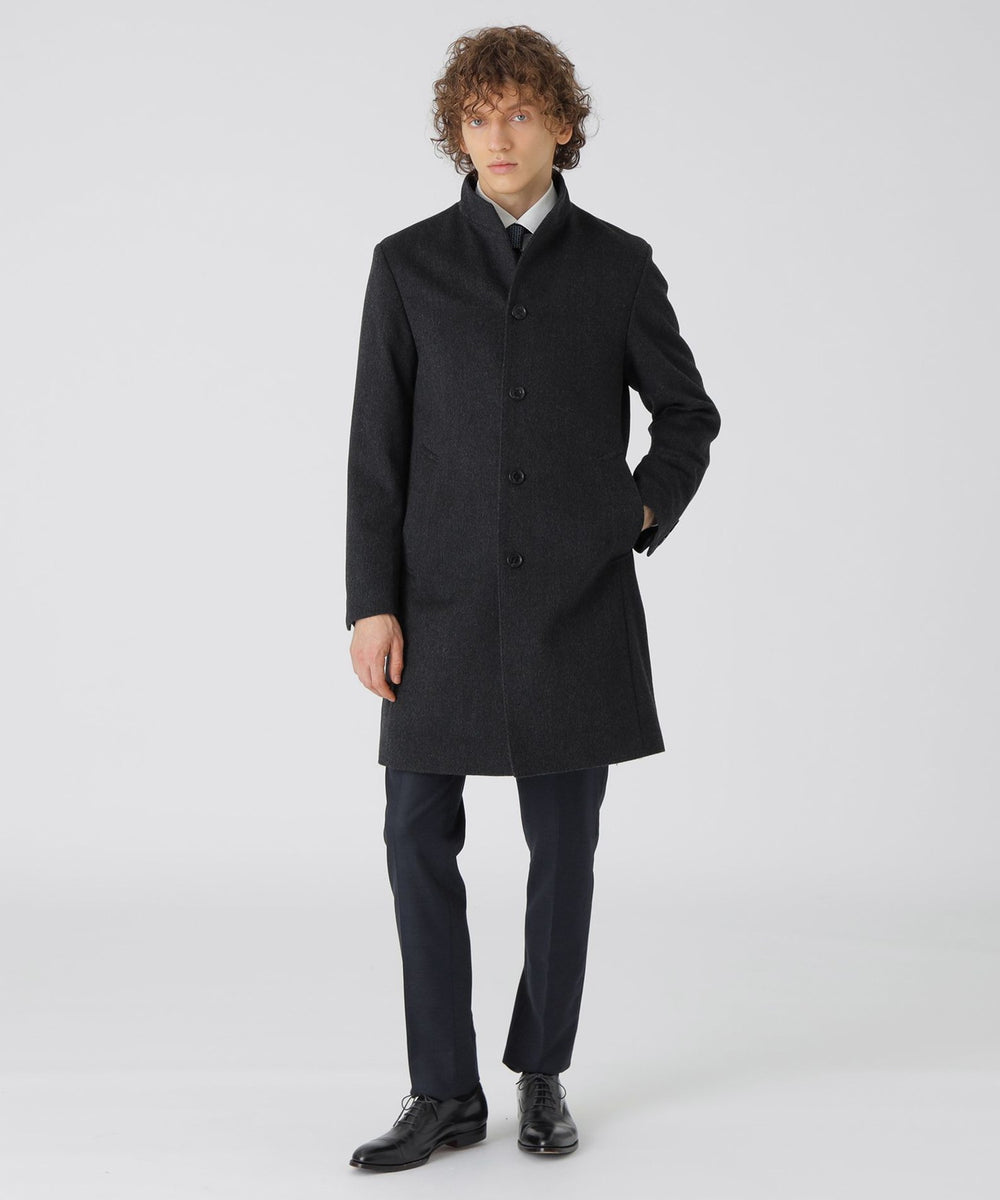 カルゼビーバースタンドカラーコート（コート）｜BLACK LABEL