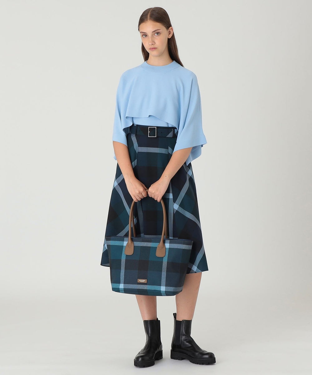 クレストブリッジチェックPVCトート（バッグ）｜BLUE LABEL