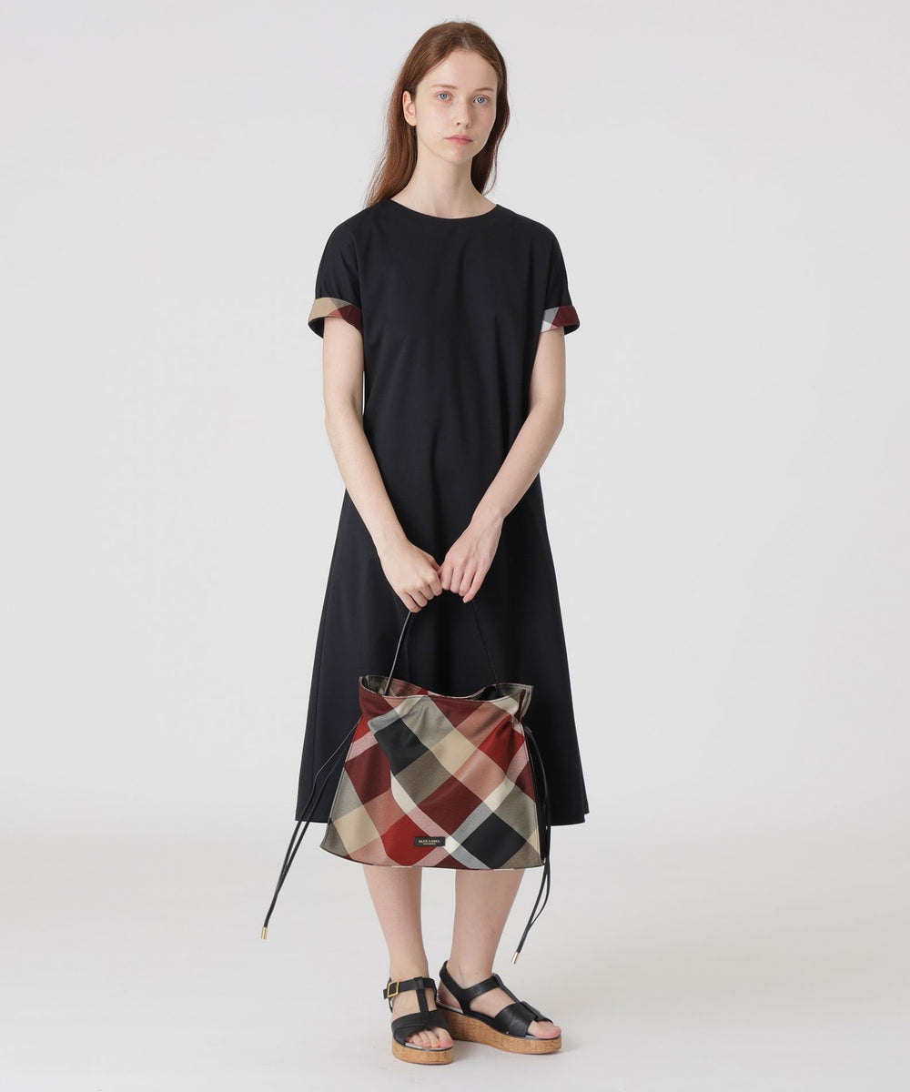 クレストブリッジチェックギャザーバッグ（バッグ）｜BLUE LABEL