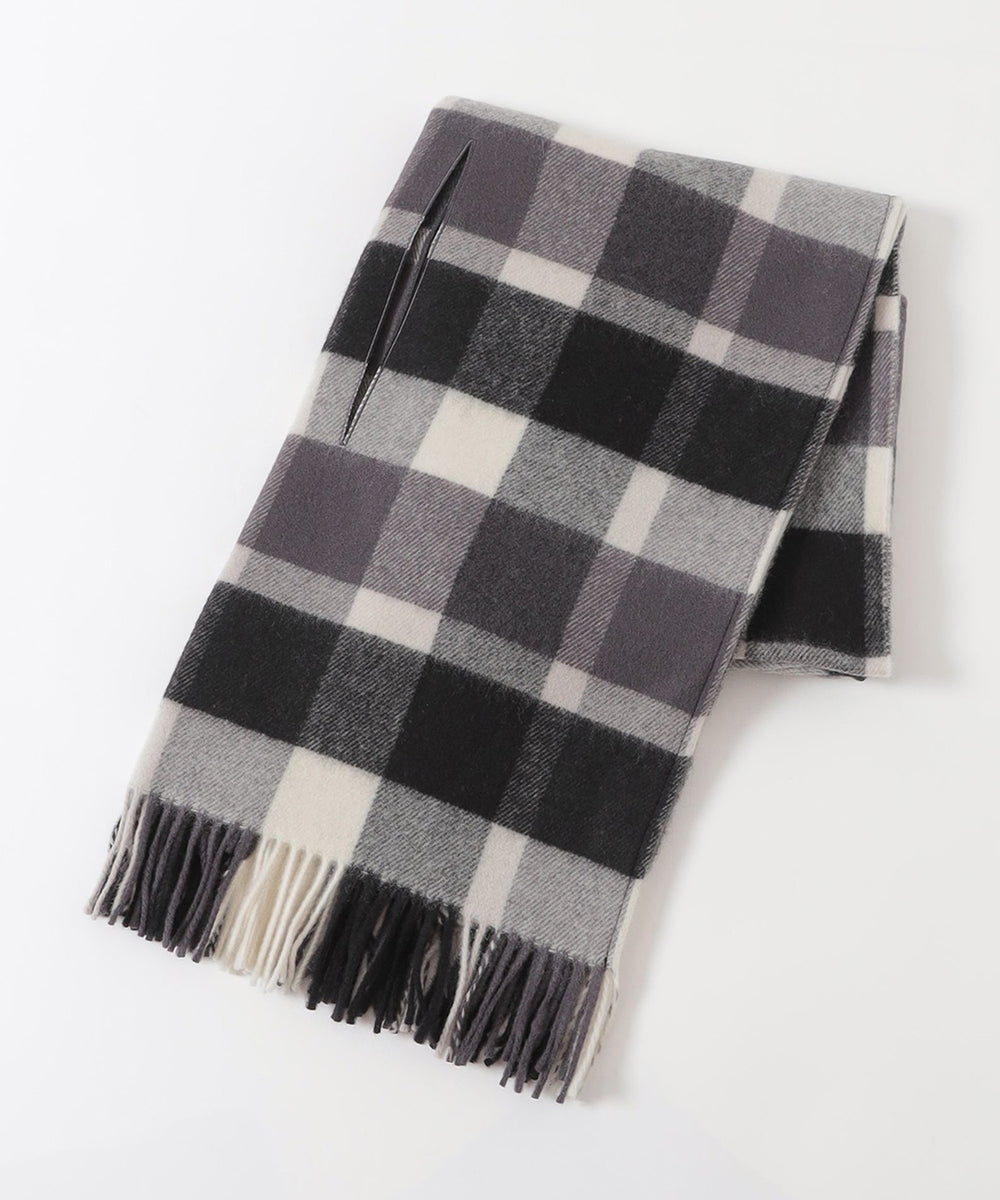 クレストブリッジチェックフード付きストール（マフラー・ストール
