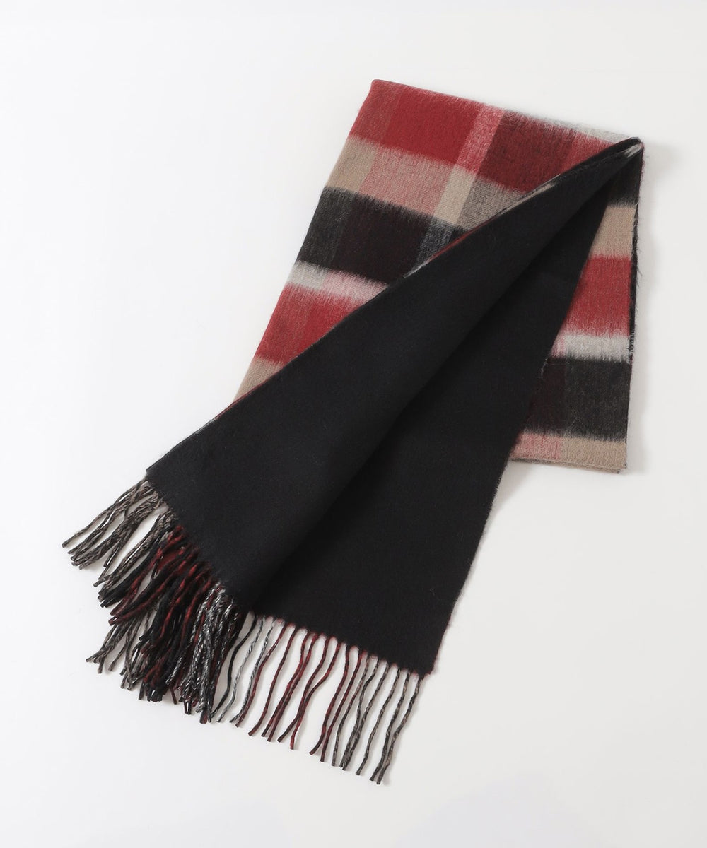 一部店舗限定】リバーシブルクレストブリッジチェックストール