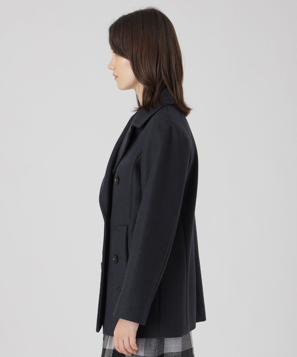 ツイルメルトンピーコート（コート）｜BLUE LABEL CRESTBRIDGE(ブルー