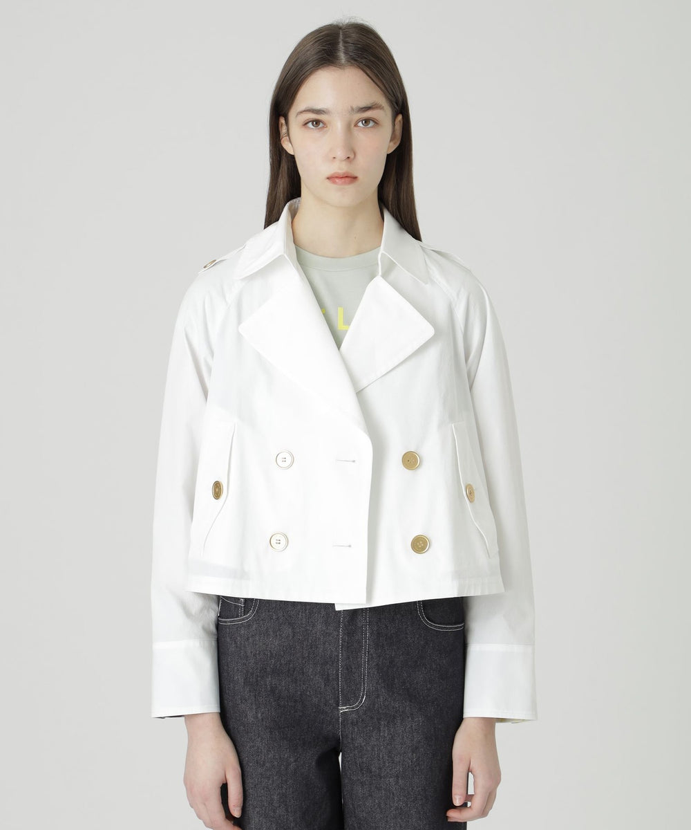 一部店舗限定】エンザイムシャンブレーショートコート（ジャケット