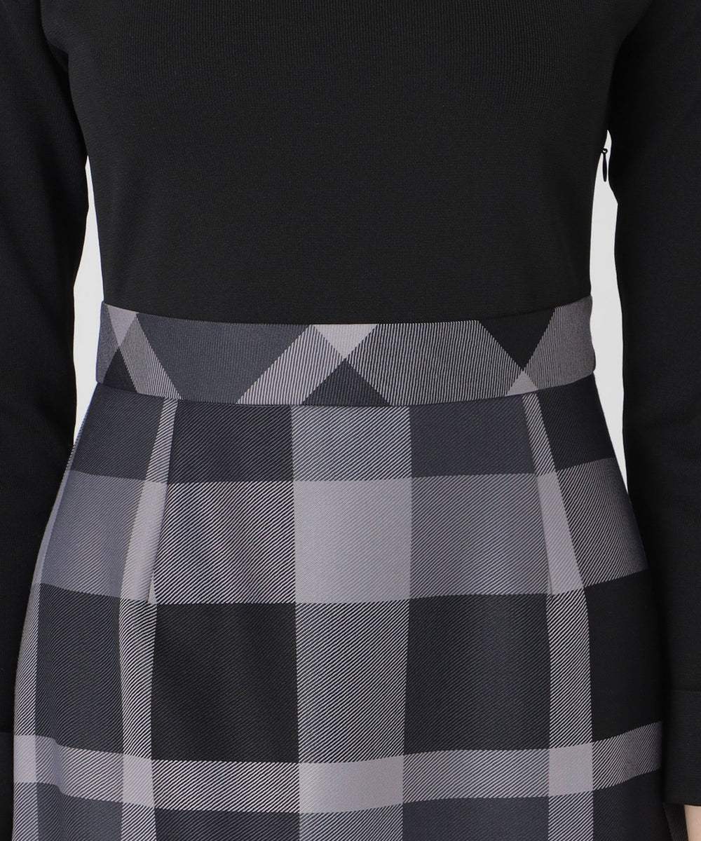 クレストブリッジチェッククロッシングビエラドッキングドレス（ドレス