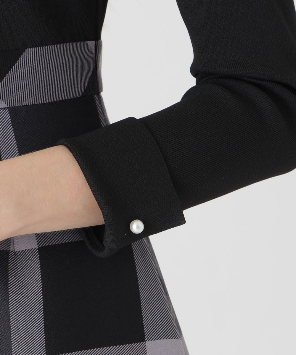 クレストブリッジチェッククロッシングビエラドッキングドレス（ドレス