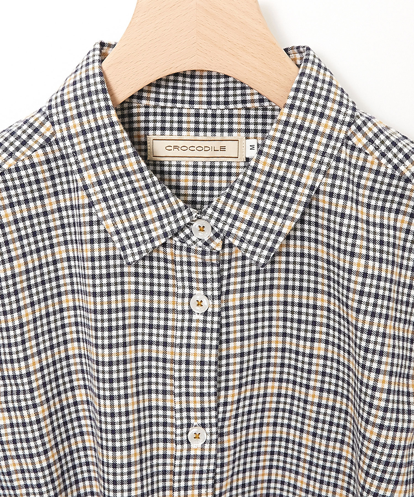 レディース クロコダイルタータン レギュラーカラー ブラウス通販