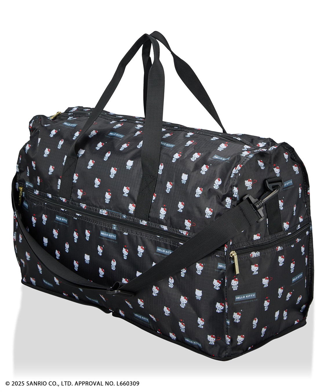 sanrio characters】HELLO KITTY/ハローキティ 折りたたみ ボストン