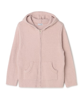 LAFUKU/ラフク】もちふわマシュマロニットZIPパーカー/ルームウェア