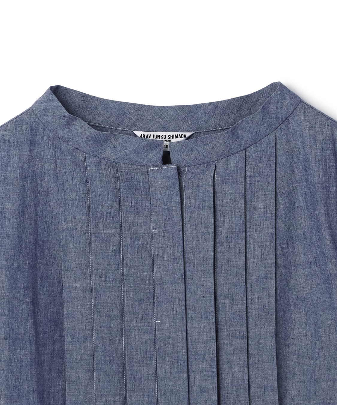 フロントタックダンガリーブラウス 49AV JUNKO SHIMADA｜クロスプラス