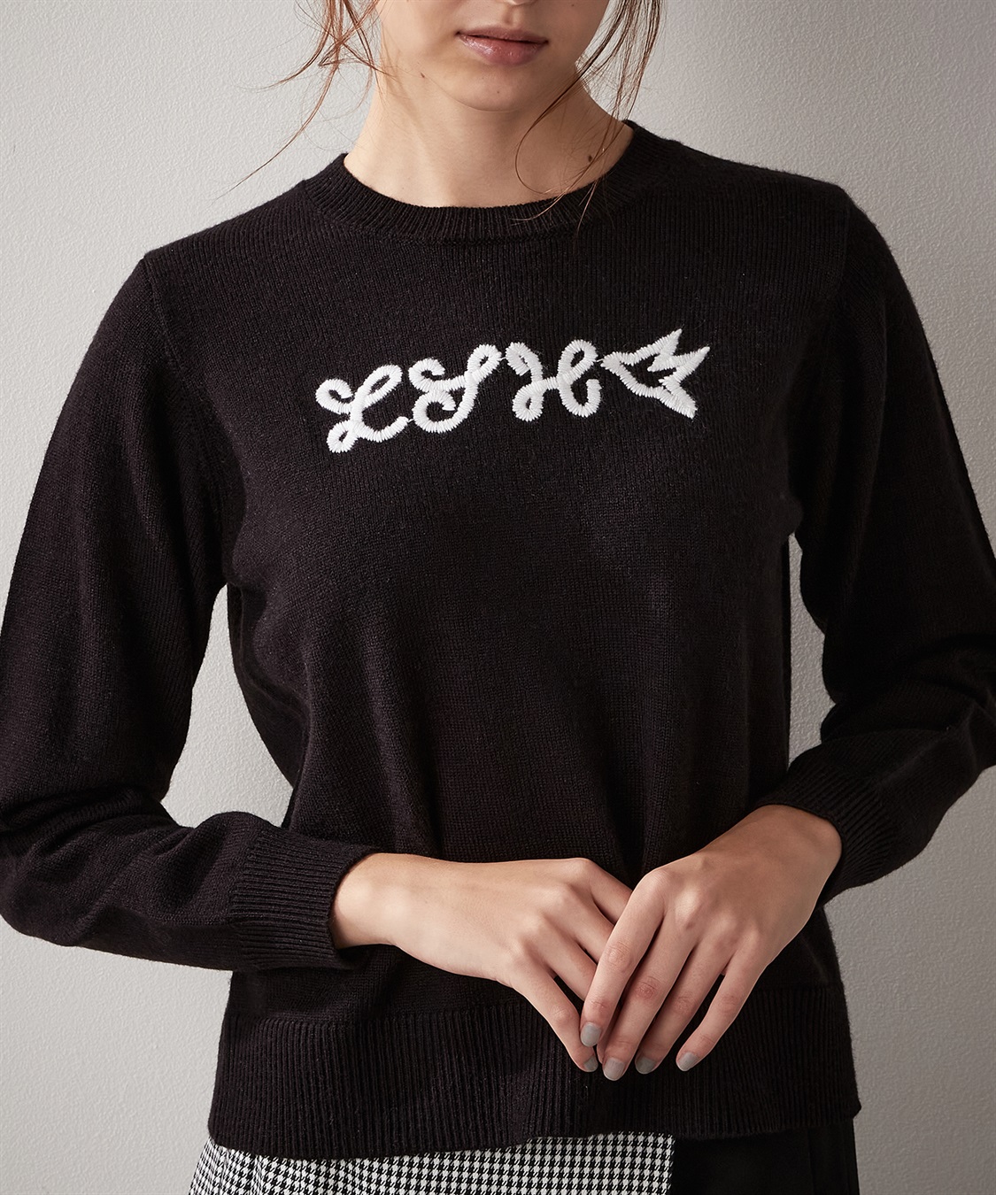 ロープ刺繍 ニットプルオーバー LE SOUK HOLIDAY｜クロスプラス公式