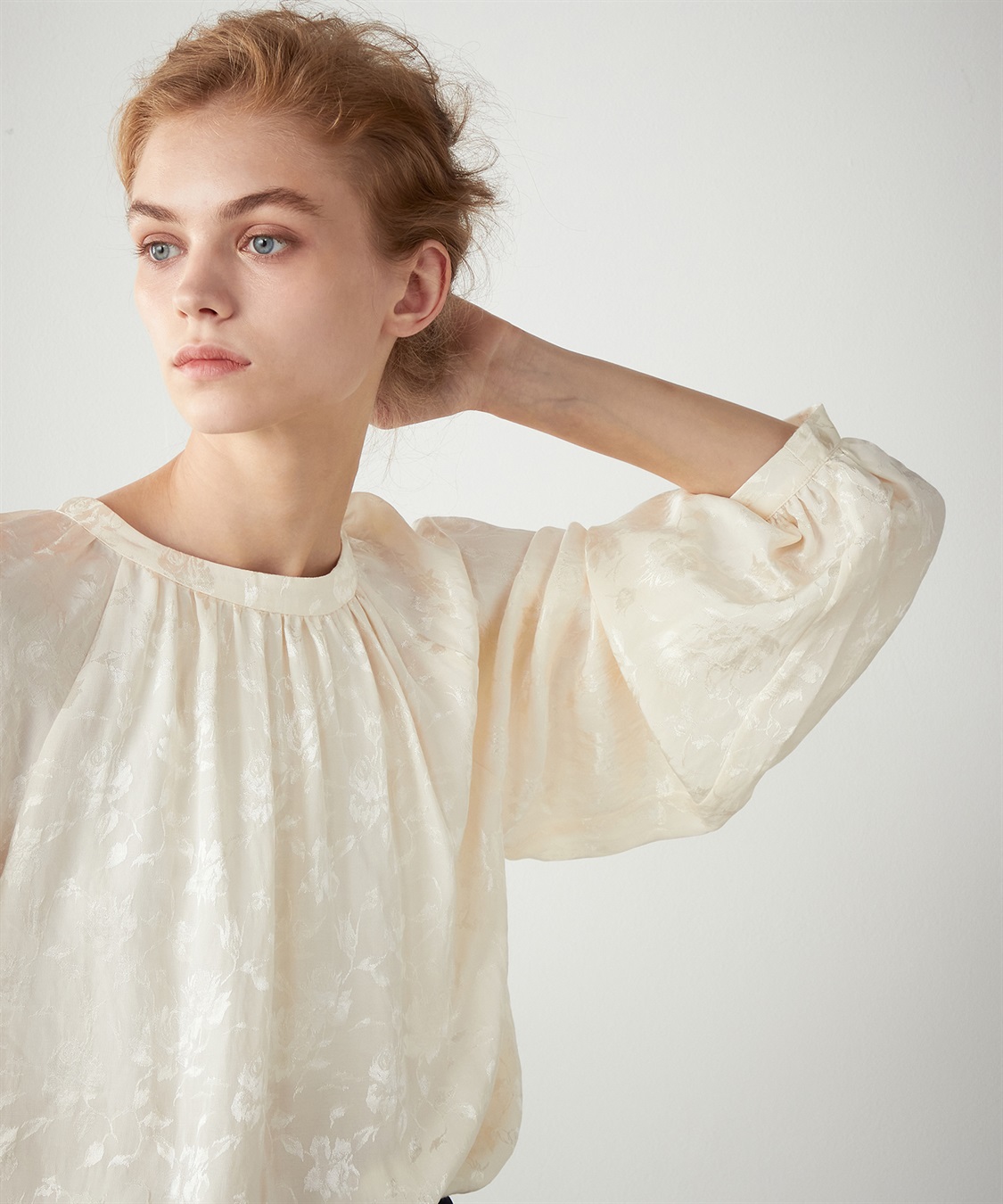 ジャガードブラウス LE SOUK HOLIDAY｜クロスプラス公式通販サイト