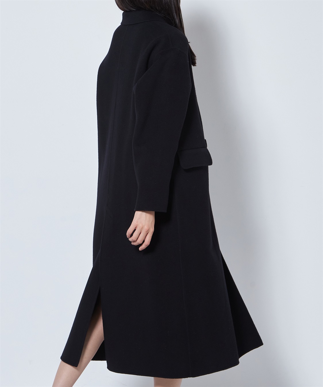 24時間限定 FLASH SALE】リバー仕立てダブルロングコート 49AV JUNKO