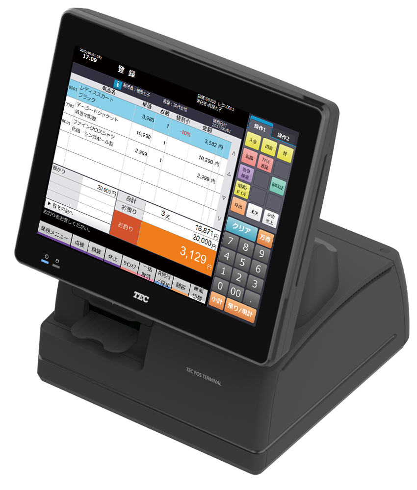 東芝テック POSターミナル「QT-20」「QT-200」｜シーアールピー - 東芝