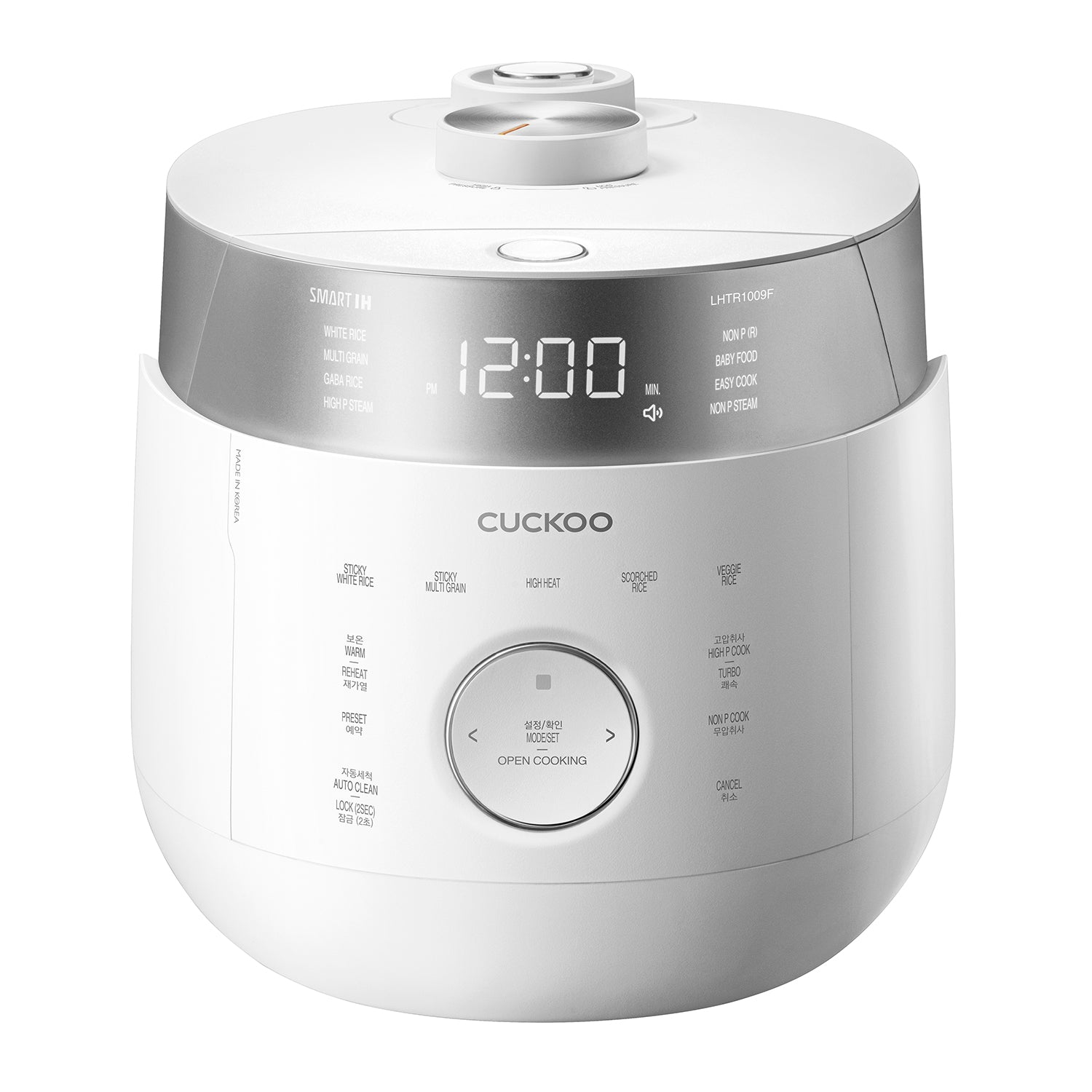 10-Cup IH Twin Pressure Rice Cooker with KOR/ENG/CHN Voice