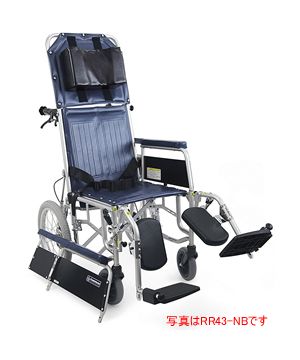 RR43-N カワムラサイクル フルリクライニング介助用車椅子（RR41-Nの