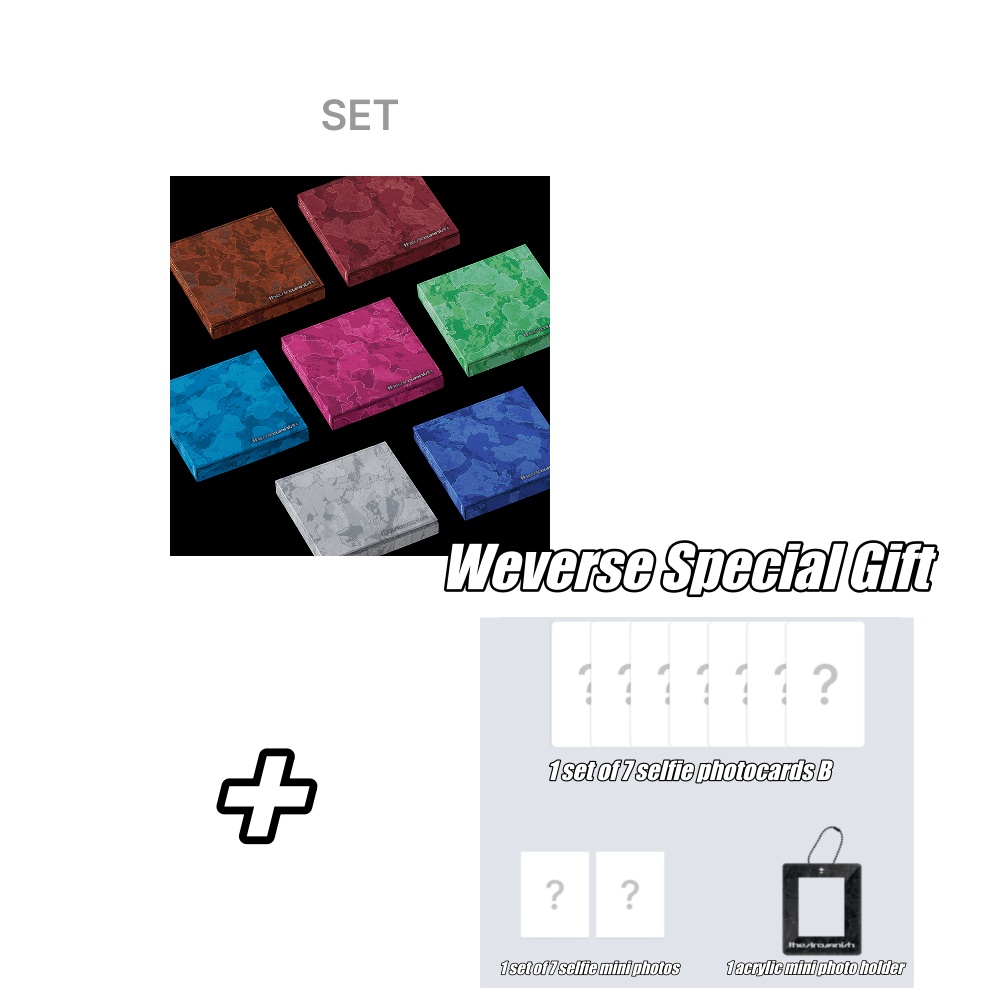 ENHYPEN THE SIN : VANISH (FUGITIVES Ver.) (Set) + Weverse Gift - A