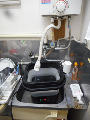 どこでもシャワー｜コードレスで快適シャンプー｜訪問美容・介護対応