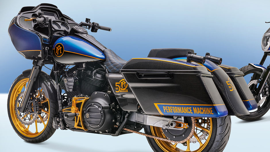 ハーレー ツーリングモデル PERFORMANCE MACHINE マフラー ハーレー