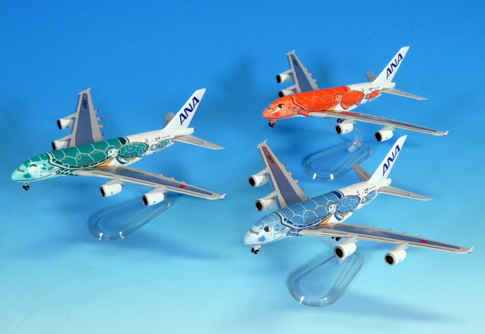 ANA A380 フライングホヌ 機内販売限定品 2号＆3号機セット 1/500 ANA