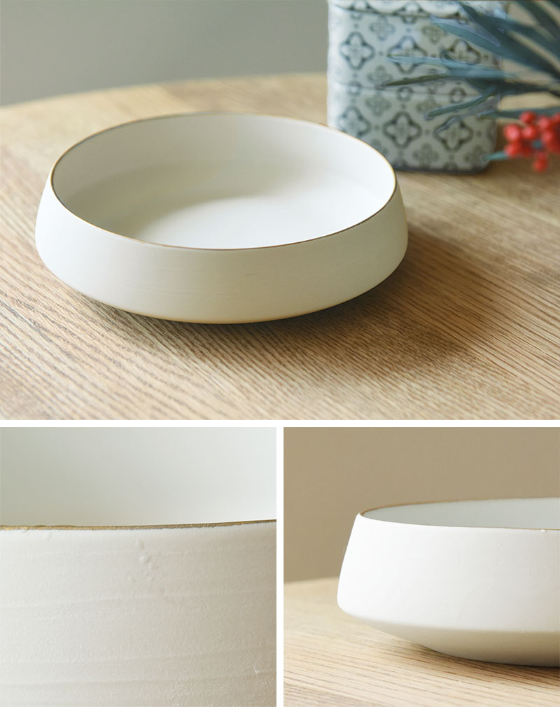 渕金 くくり鉢 17cm 美濃焼 お正月 ｜ アンジェ web shop（本店）