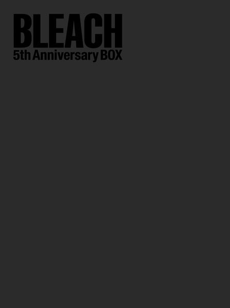 5th Anniversary BOX] | 映像・音楽商品 | BLEACH | アニメ