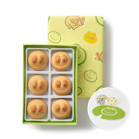 カエルまんじゅう こしあん6個入 チキップダンサーズコラボver