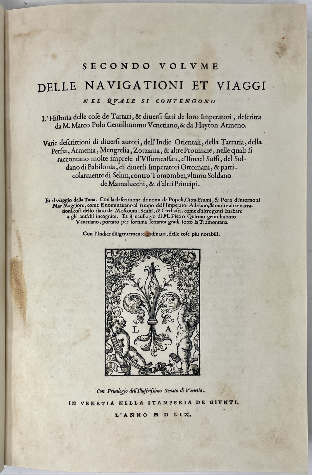 航海と旅行』第2巻]（「東方見聞録」収録） - 青羽古書店 AOBANE