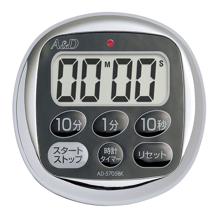 防滴100分タイマー AD-5705BK / AD-5705RE | 電子計測機器 | 商品