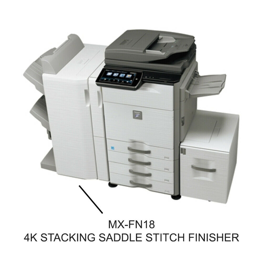 Sharp MX-FN18 4000 Sheet Saddle Stitch Finisher – ABD Office