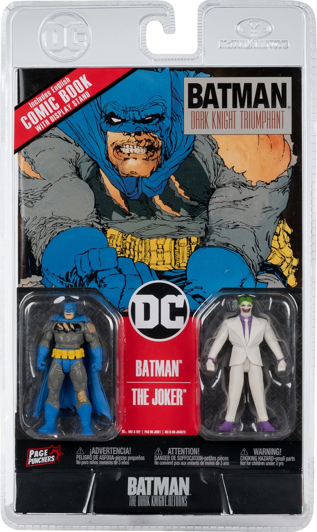 DC McFarlane DC Page Punchers Batman & The Joker (Dark Nights Metal)