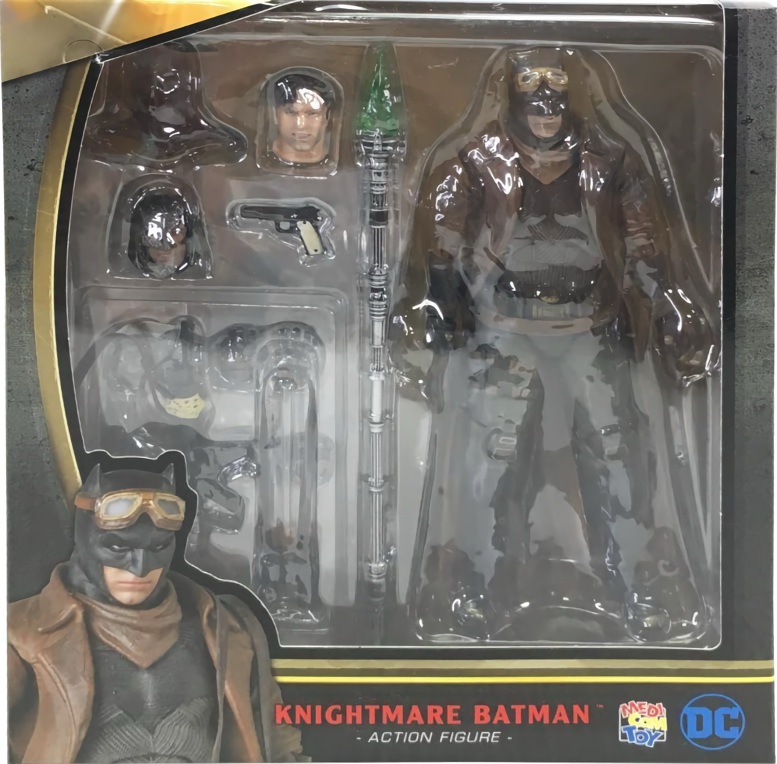 DC Mafex DC Comics Knightmare Batman (Dawn of Justice)