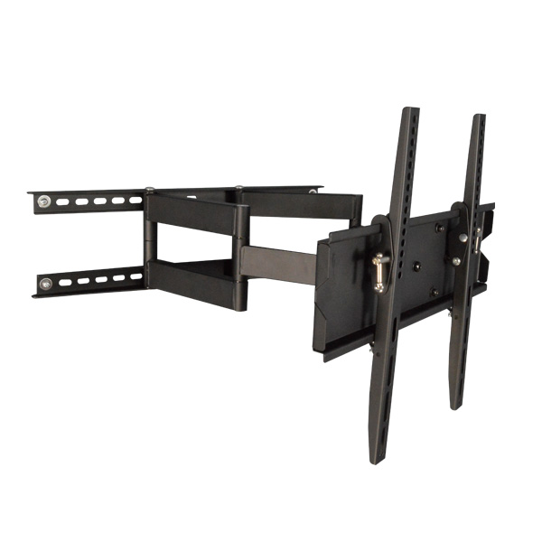 26〜65型対応】汎用テレビ壁掛け金具 下向左右角度調節ダブルアーム