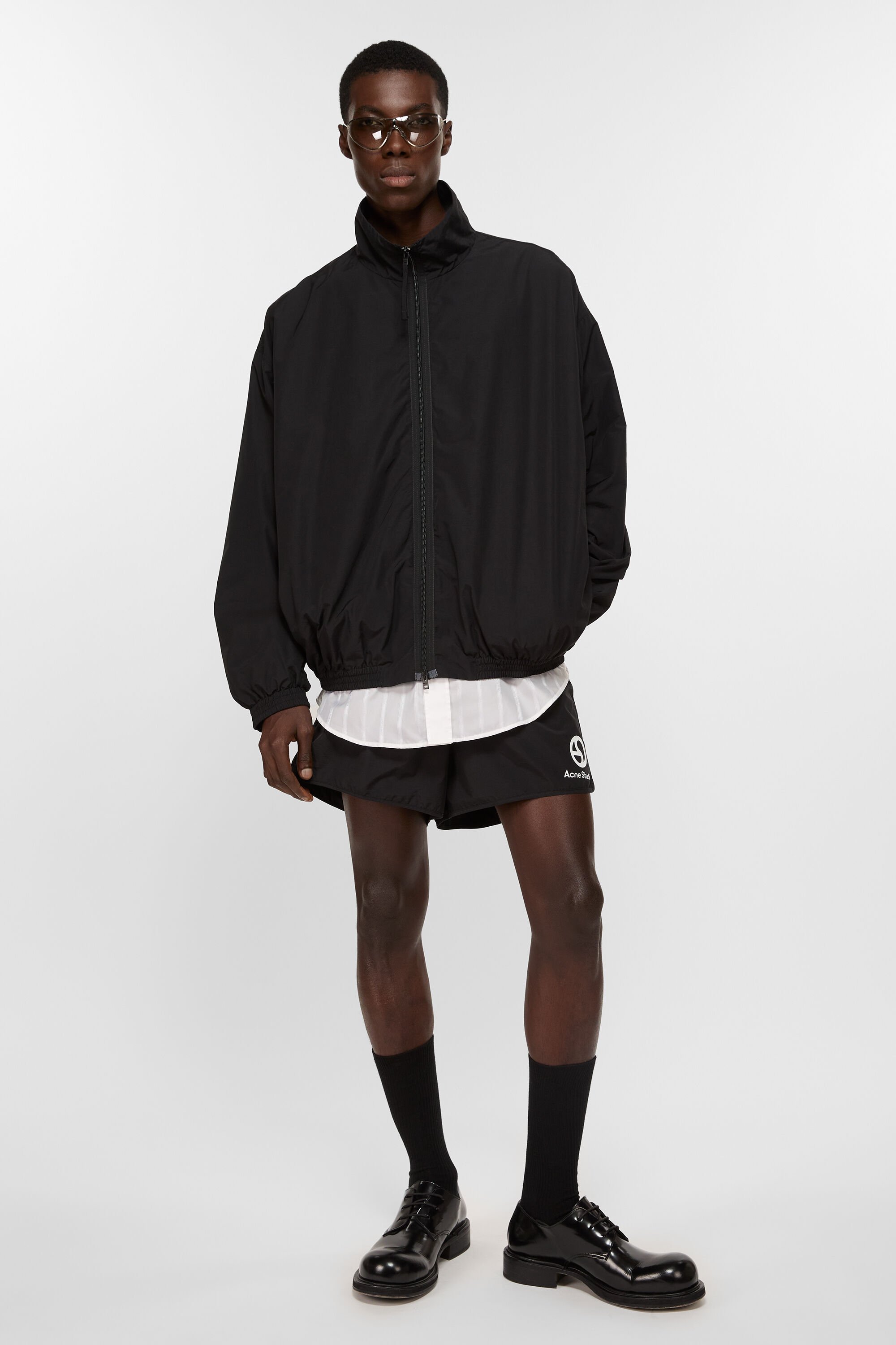 Acne Studios - Technical jacket with logo - Black