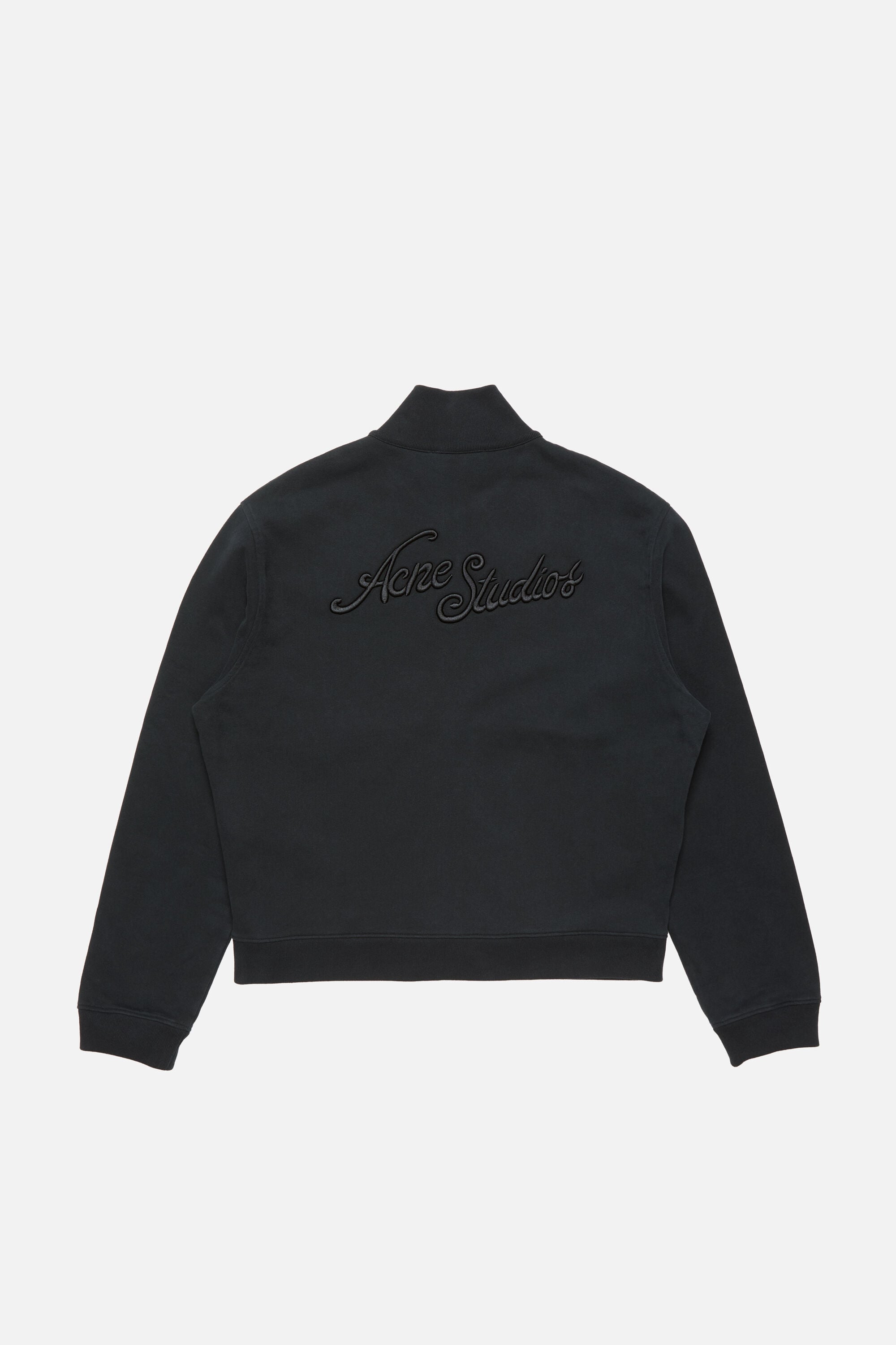 Acne Studios - ジップアップスウェットシャツ - フェイデッドブラック